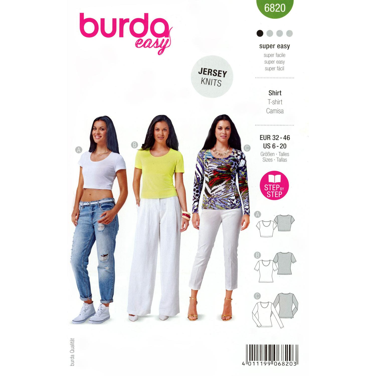 burda Schnitt 6820 "Basic Shirt"