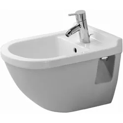 Duravit Wandbidet Starck 3 54cm, 22301500001, Farbe: Weiß mit Wondergliss