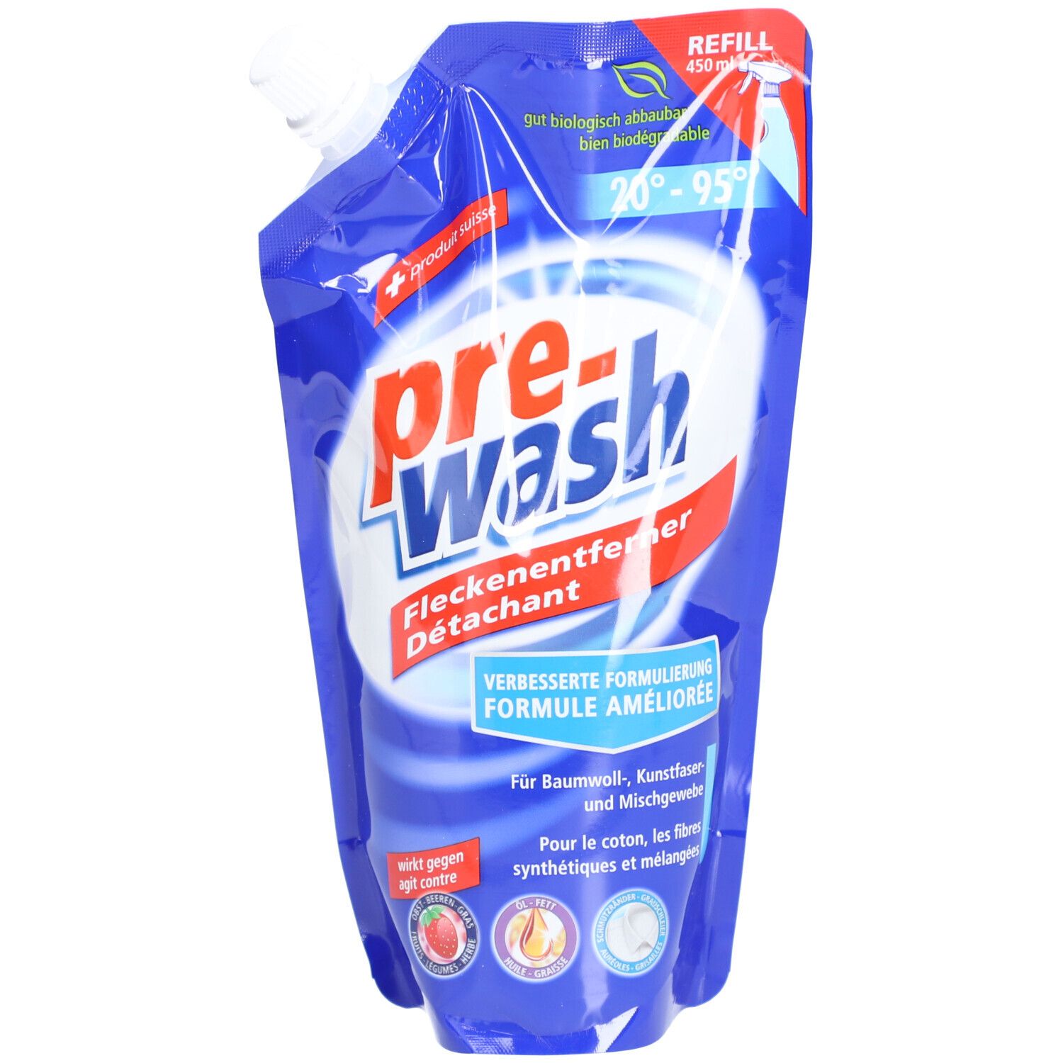 Pre-Wash Fleckenentferner Refill Btl 450 ml Liquidum