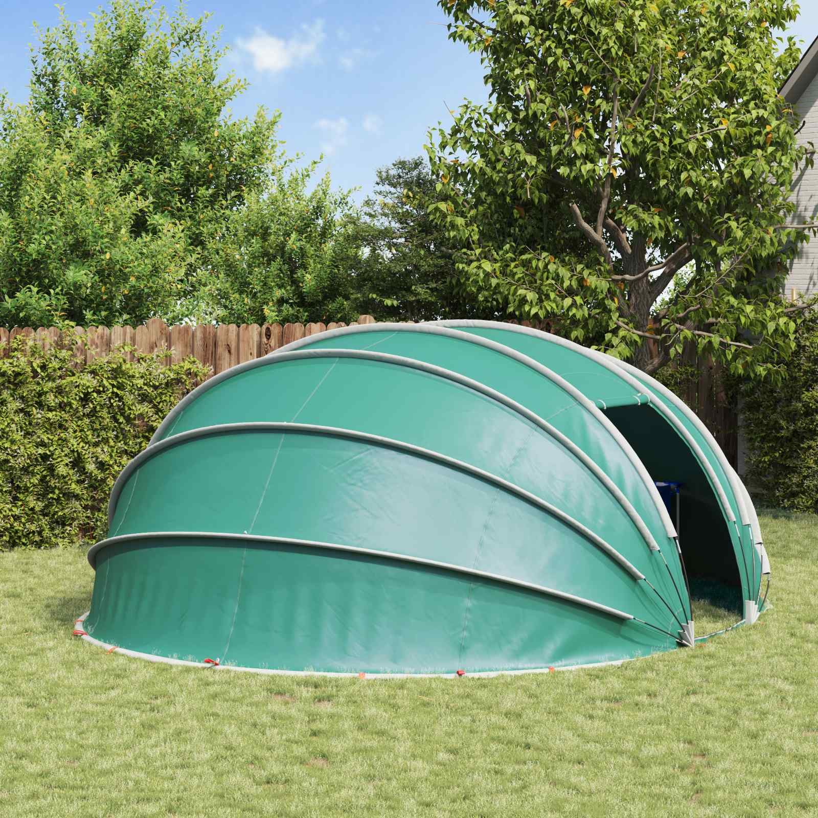 vidaXL Dôme de tente de piscine 538 x 440 x 204 cm