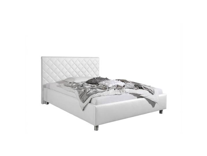 Livetastic Polsterbett Baltimore, Weiß, Metall, 140x200 cm, Made in Germany, für Lattenrost geeignet, Schlafzimmer, Betten, Polsterbetten