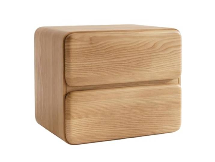 Nachttische Nachttisch mit zwei Schubladen und kompakter rechteckiger Form Form for die Aufbewahrung im Schlafzimmer(Yellow,Groß)