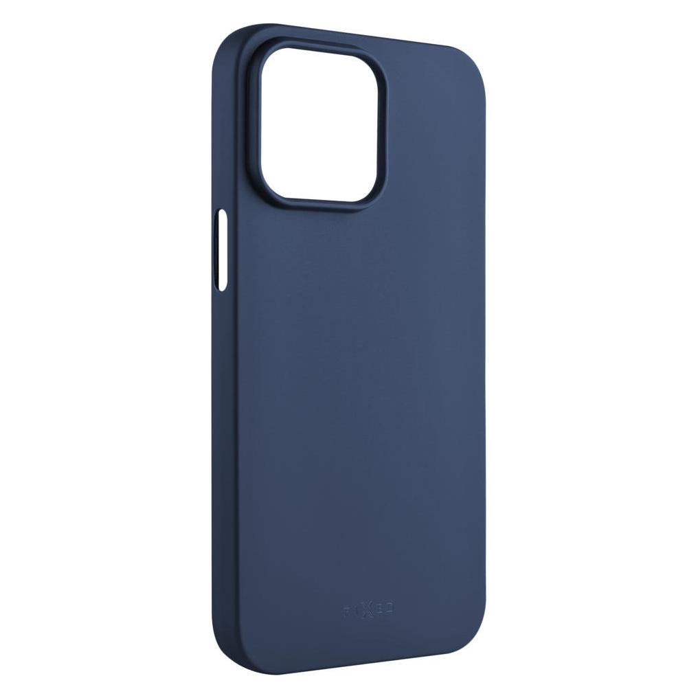 Fixed Rückseite aus gummiertem Cover Story für Apple iPhone 16 Pro Max blau (Apple iPhone 16 Pro Max) (FIXST-1403-BL)