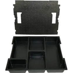 BS Systems Kleinteileeinsatz 5 Fächer inkl. Deckeleinlage für L-Boxx 102