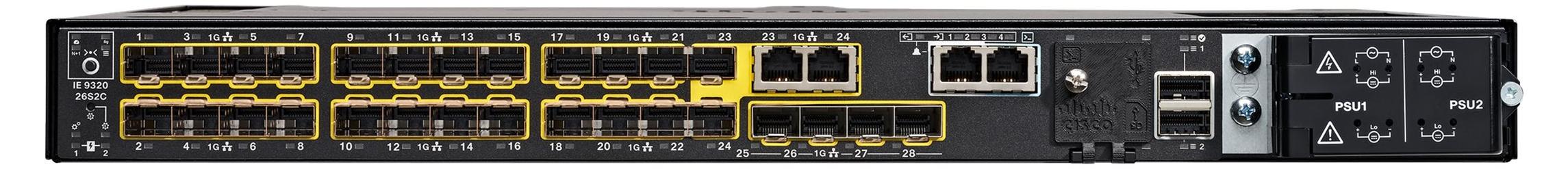 Cisco IE-9320-26S2C-E, Managed, L2/L3, Rack-Einbau