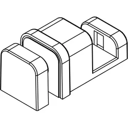 HSK Ersatzteile Türführung, Chrom, E55282-1-41 E55282-1-41