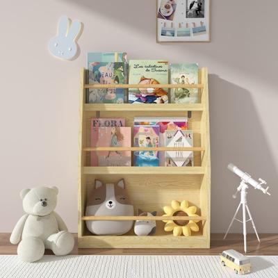 3 Tier Kids Book Shelf Rack Helps Keep Bedrooms, Playrooms or Classrooms Organized