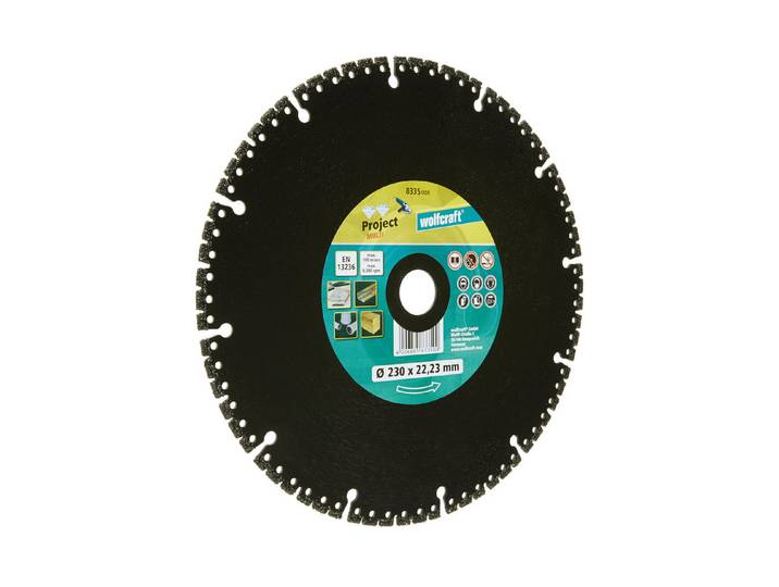 Wolfcraft Diamant-Trennscheibe Pro Multi ⌀ 23 cm