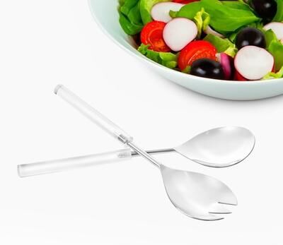 Vivience "Server Set with Cylinder Ball Handle - 13""L"