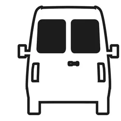 Carbest Heckscheiben starr für VW Crafter ab Bj. 2018 | Hecktür rechts