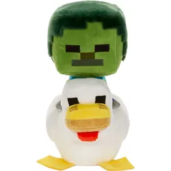 Minecraft Hühnerjockey-Zombie Spielzeug, ca. 20 cm große weiche Figur, vom Videospiel inspirierter Charakter