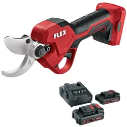 Flex Akku-Astschere 18 V GPS 35 18-EC Set inkl. 2 Akkus 2,5 Ah und Ladegerät