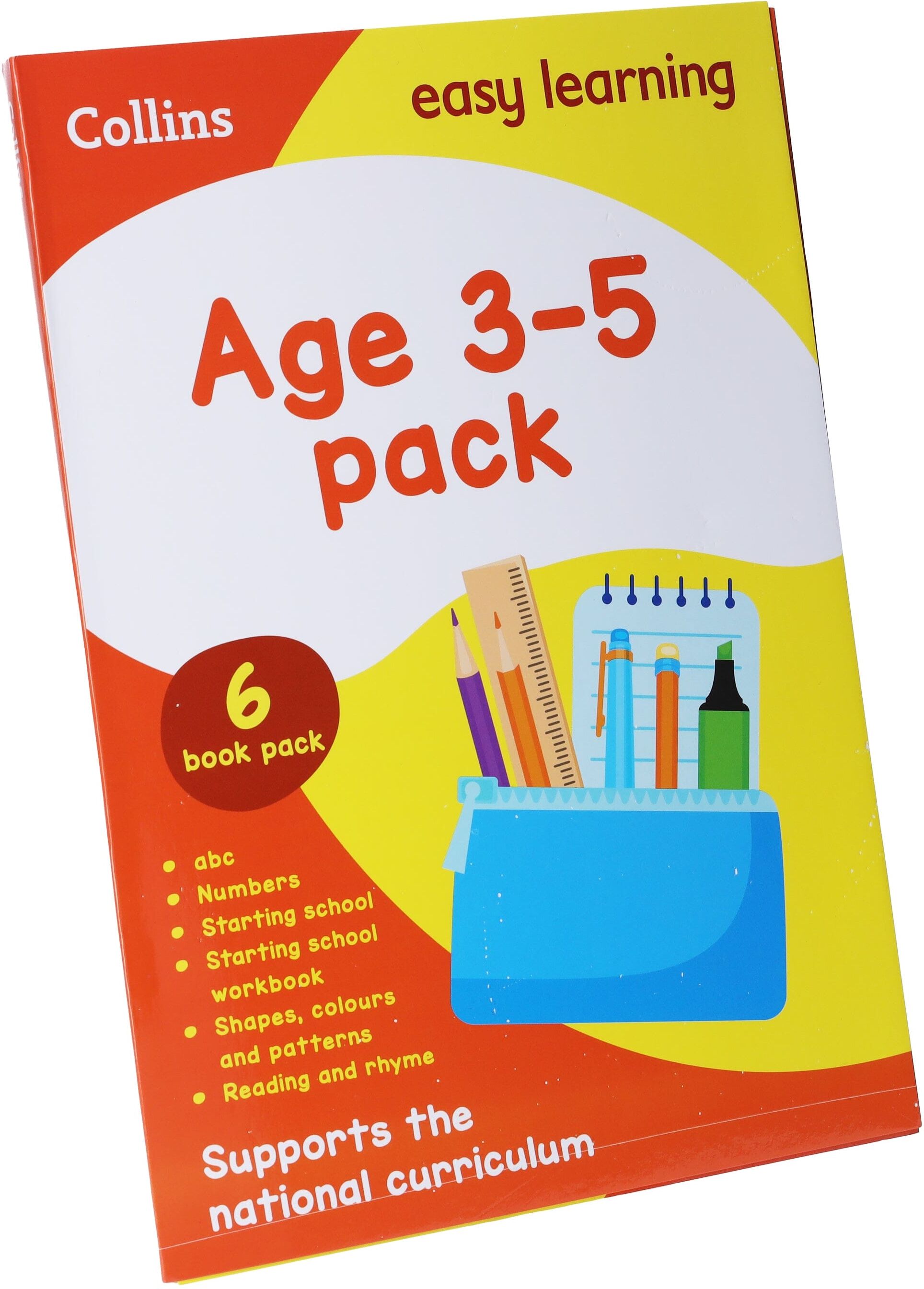 Collins Easy Learning Starter Set Ideal for home learning 6 Books Pack - Age 3-5 - Paperback HarperCollins Publishers