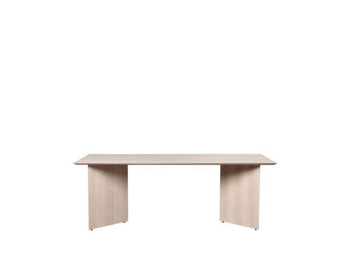 Ferm Living Mingle Esstisch Oak natural veneer, 210cm, Winkelbeine Eiche