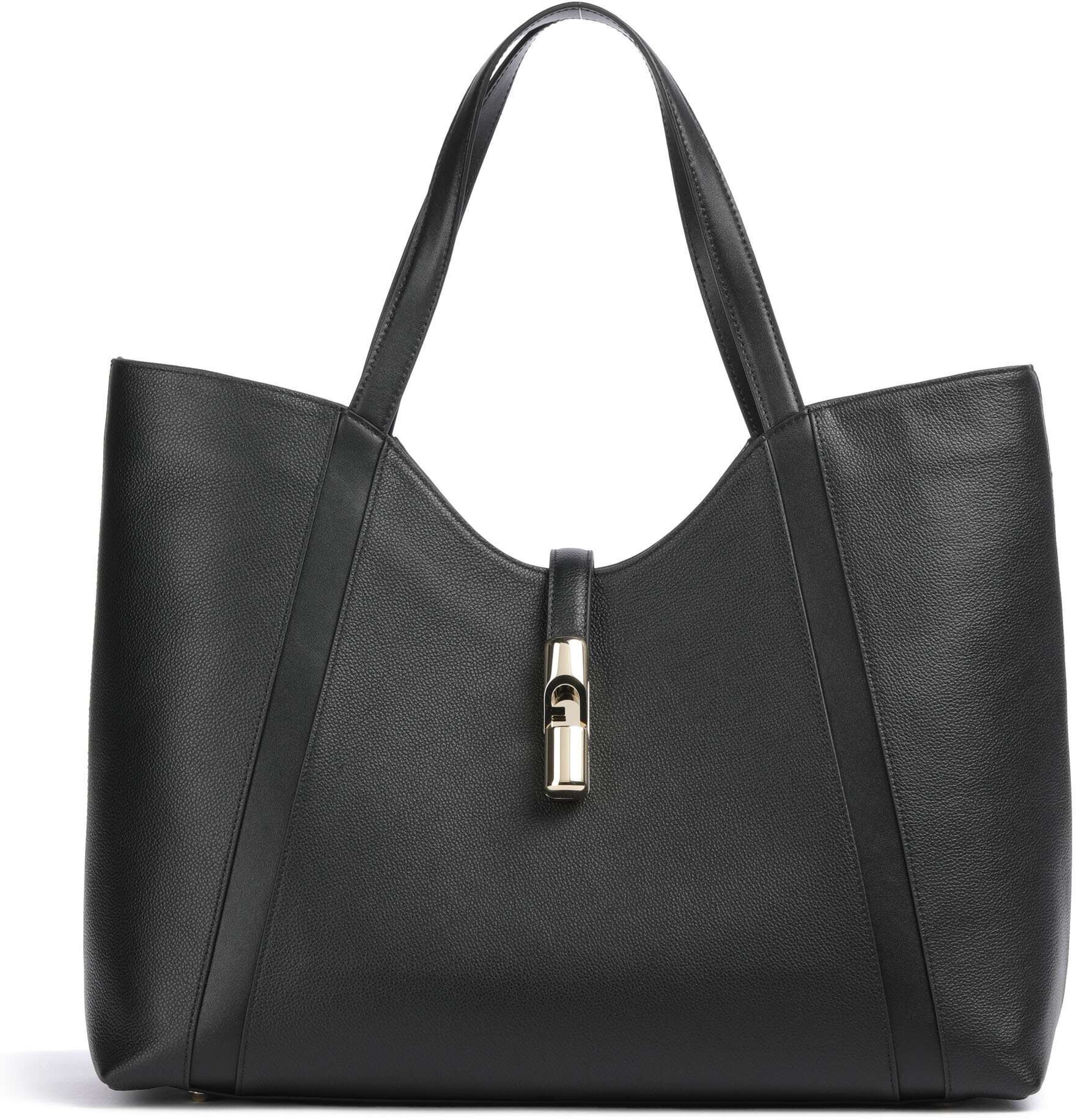 Furla Goccia XL Shopper, schwarz