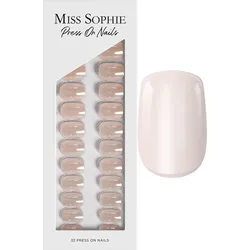 MISS SOPHIE Press On Nails Glazed Donut Short Square