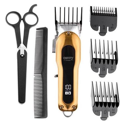Camry Hair clipper with LCD display | CR 2844 | Cordless | Number of length steps 4 | Gold (cr_2844)