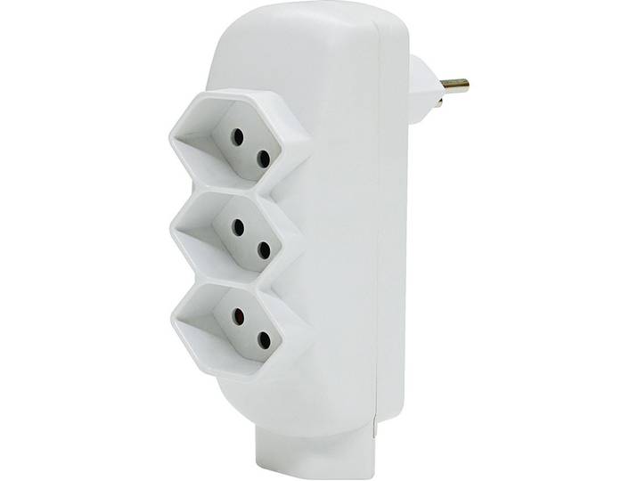 STEKO CONNECT Multistecker Elektrokleinteil 1 cm - Farbe: Weiss