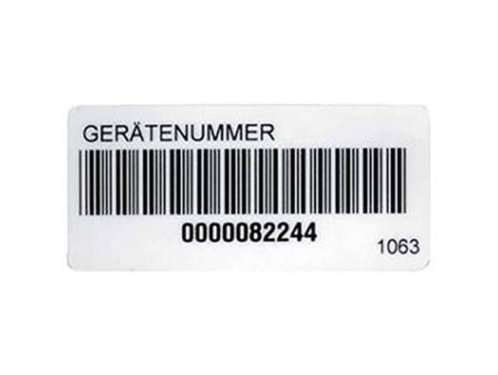 Beha Amprobe 2389952 1063D Barcode-sticker 1036D 1St