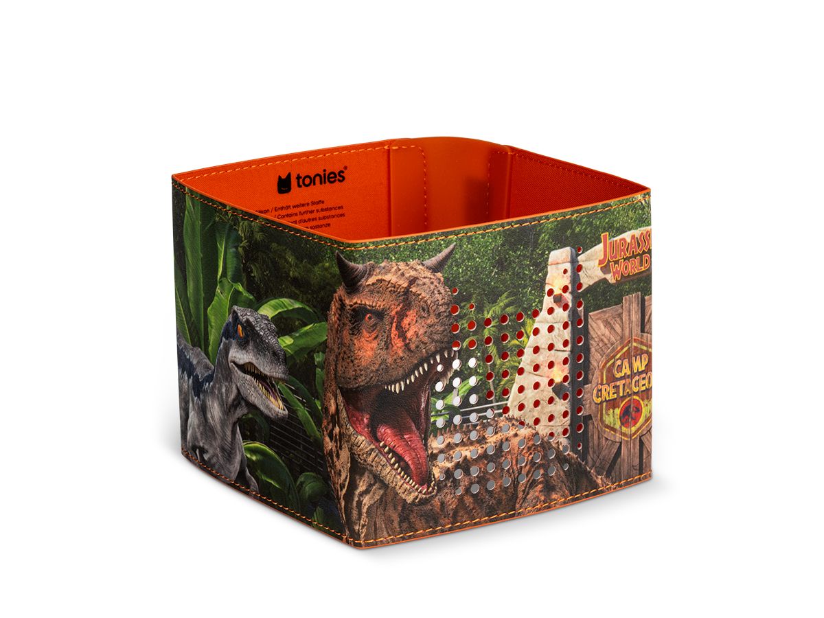 tonies 11001277 Hülle für Toniebox 2 Jurassic World (Mehrfarbig)