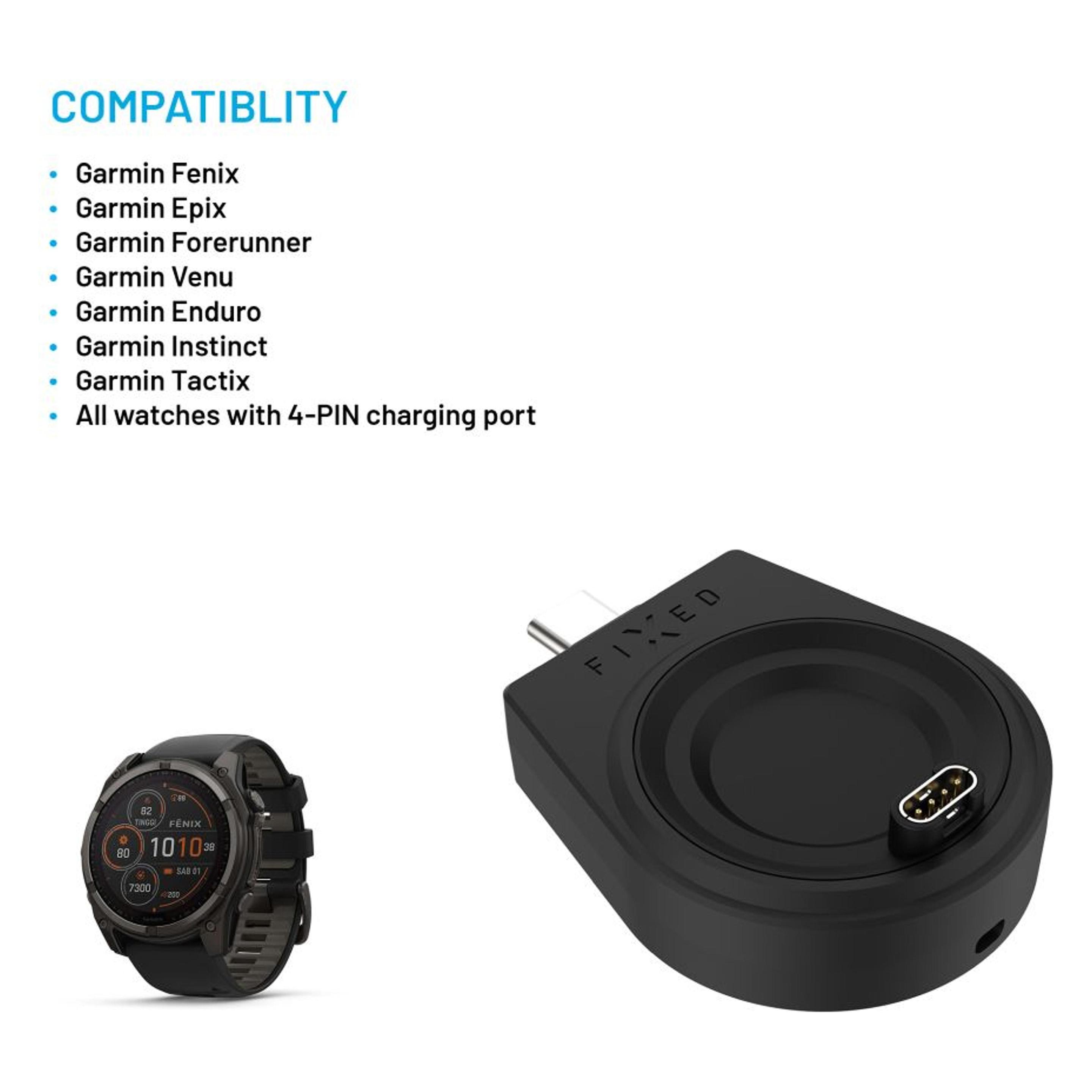 Fixed USB-C Garmin Ladeadapter (FIXDW-GA-BK)
