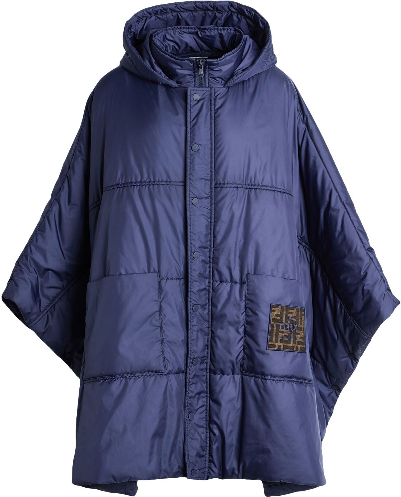 Fendi Poncho Unisex Azul marino 12 Unisex