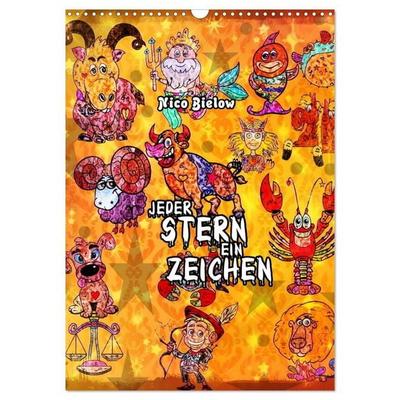 Jeder Stern ein Zeichen (Wandkalender 2027 DIN A3 hoch), CALVENDO Monatskalender