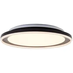 BRILLIANT Lampe, Pederson LED Wand- und Deckenleuchte 45cm schwarz, 1x LED integriert, 22W LED integriert, (2300lm, 3000K), Energiesparend und langlebig durch LED-Einsatz