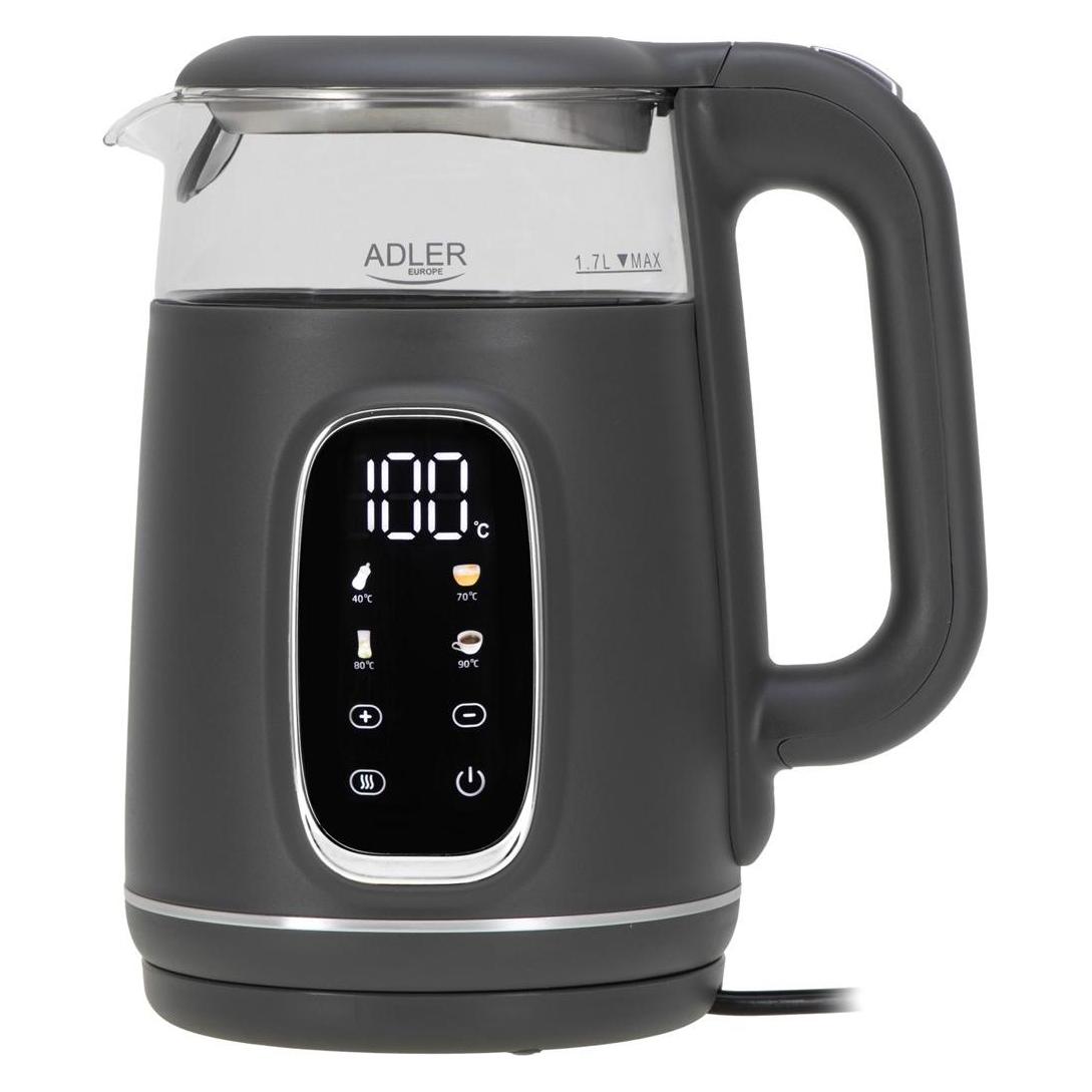 Adler Czajnik elektryczny AD 1305 szaro-srebrny (1.70 l) (AD 1305gs)