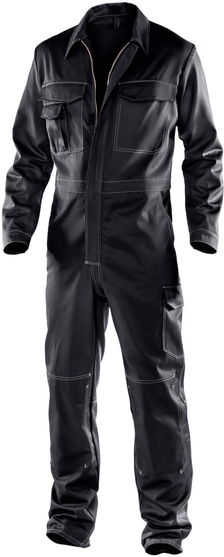 Kübler ORGANiQ Overall 4248 schwarz Größe 52 ; Kübler Workwear (4248 1414-99-52)
