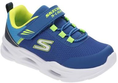 Skechers Lil' Glid-Step Lights 407628N (Boys' Infant-Toddler) Athletic in Blue, Size 10 Toddler M, Synthetic