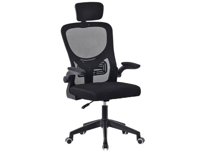 Chaise de bureau AMS-OFFICE OFFICE-LIGHT-BLACK Fauteuil informatique - Siège de bureau coloris noir