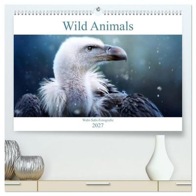 Wild Animals - Wilde Tiere (hochwertiger Premium Wandkalender 2027 DIN A2 quer), Kunstdruck in Hochglanz