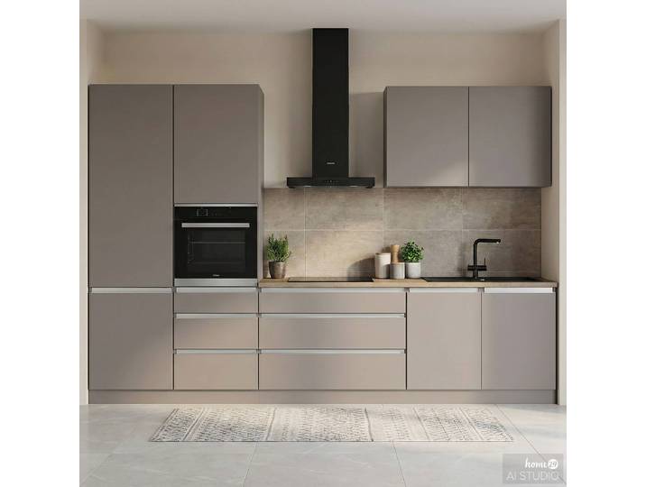 Küchenzeile Karpaty 330 cm 330 x 226 x 59cm Kupfer/Kaschmir