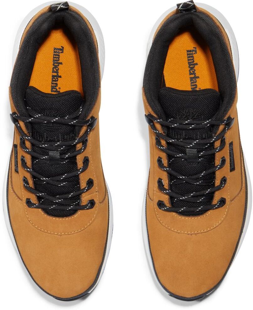 Sneaker TIMBERLAND "FIELD TREKKER - LOW LACE SNEAKER", Herren, Gr. 44, gelb (wheat), Leder, Schuhe Sneaker, Wintersneaker, Sneaker, Winterschuhe wheat 44