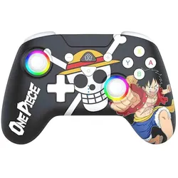 Subsonic - Wirless LED Controller - Luffy Fishman (Black) (Switch 2), Gaming Controller, Schwarz