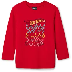 Tchibo - Kinder-Langarmshirt »Hot Wheels« - Baby - Gr. 86/92 - rot/print