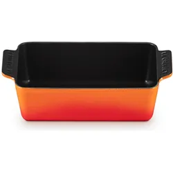 Le Creuset BACKFORM RECHTECKIG 23 x 13 CM OFENROT, Auflaufform, Orange, Rot