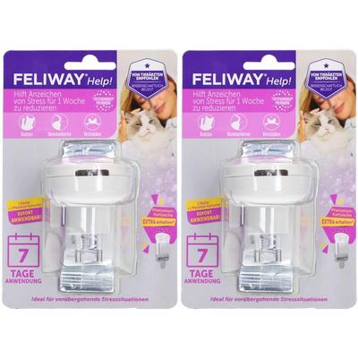 Feliway Help Start-Set f.Katzen 2x 2x1x340 mg Suspension für einen Vernebler