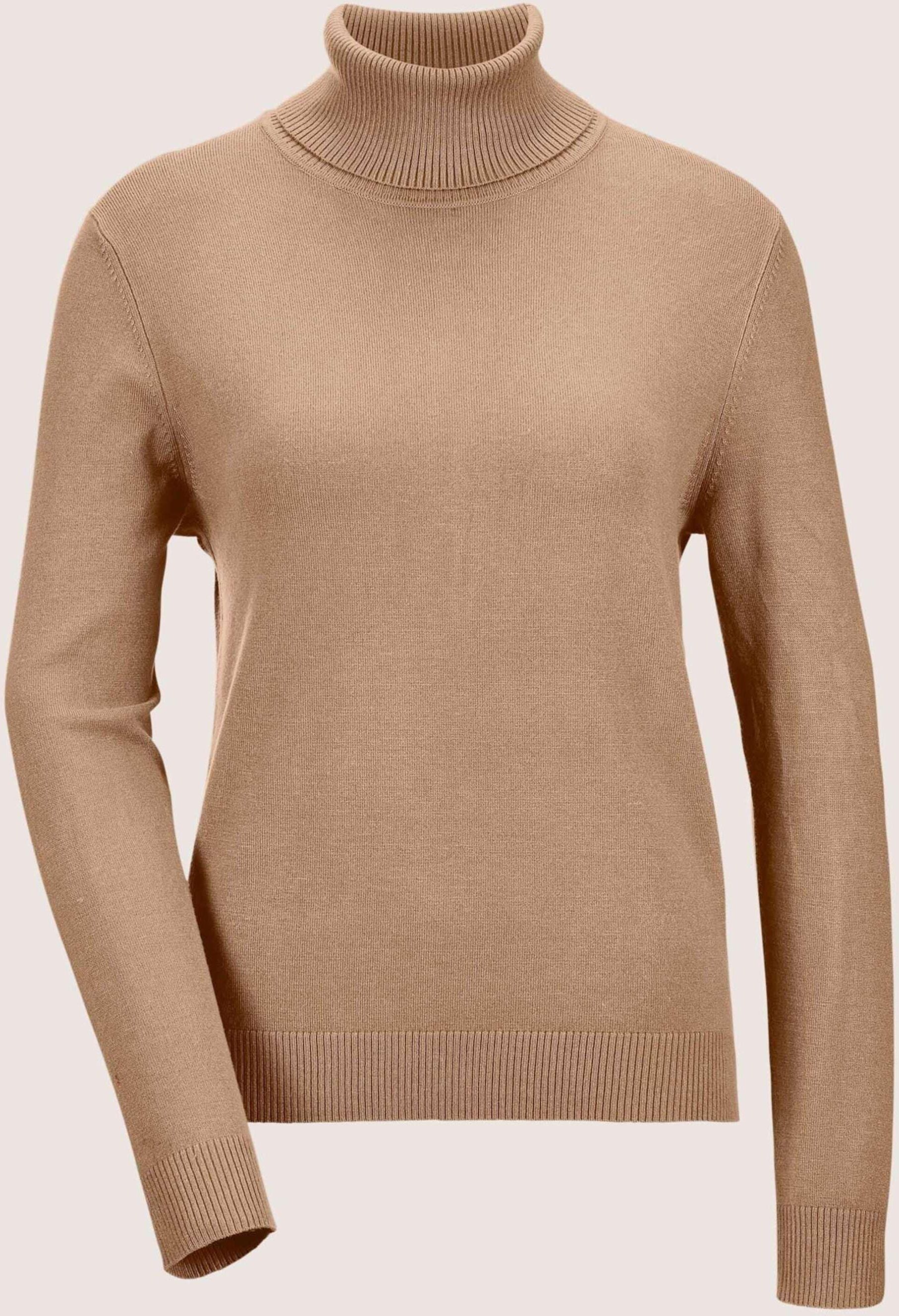 MADELEINE "Strickpullover Schmaler Feinstrickpullover" Feinstrick