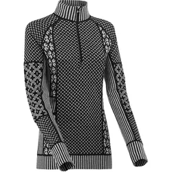 Kari Traa SMEKKER Funktionsshirt Damen | Gr. L | schwarz - schwarz