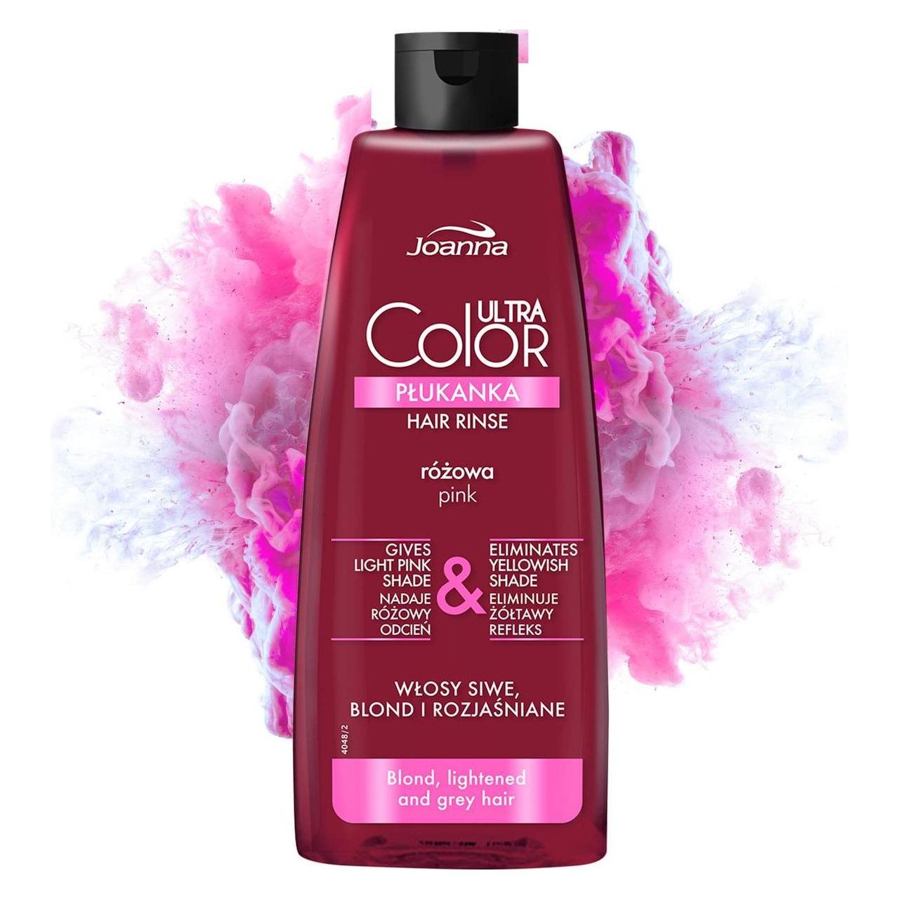 Joanna Ultra Color System Hair Rinse Pink Rinse For Pink Shade Pink 150Ml (150 ml) (33080479)