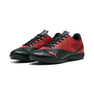 Fußballschuh PUMA "RAPID TT", Herren, Gr. 42, Textil, rot (puma schwarz, ultra rot), Synthetik, Schuhe Fußballschuh, für synthetische Hartplätze