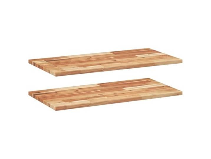 HAQWRDQSG Schweberegale 2er Set Wandboard Akazie Massivholz 80x40cm Zweierpack geölte Wandablagen für Schlafzimmer oder Wohnzimmer schafft flexibel zusätzliche Abstellfläche an jeder Wand.