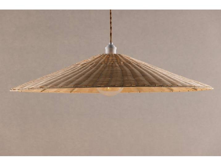 Pendelleuchte „Messina “ – Ein Blickfang aus Rattan - Natur - Luxusbetten24