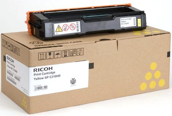 RICOH Original Toner Typ SP C310HE gelb 407635