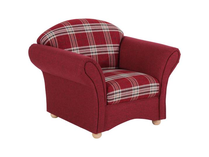 Max Winzer Sessel, Rot, Holz, Buche, 96x83x81 cm, Goldenes M, Made in Europe, Wohnzimmer, Sessel, Sessel