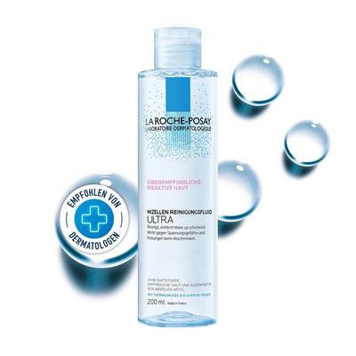 Roche-Posay Mizellen Reinigungsfluid reaktive Haut 200 ml Flüssigkeit