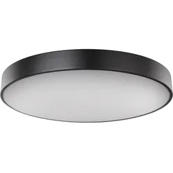 LED Deckenleuchte mit Fernbedienung dimmbar Deckenlampe rund Esszimmerlampe Deckenlampe, Memory CCT, Metall, 1x LED 48W 3100lm 3000-6000K, DxH 60x10,5 cm