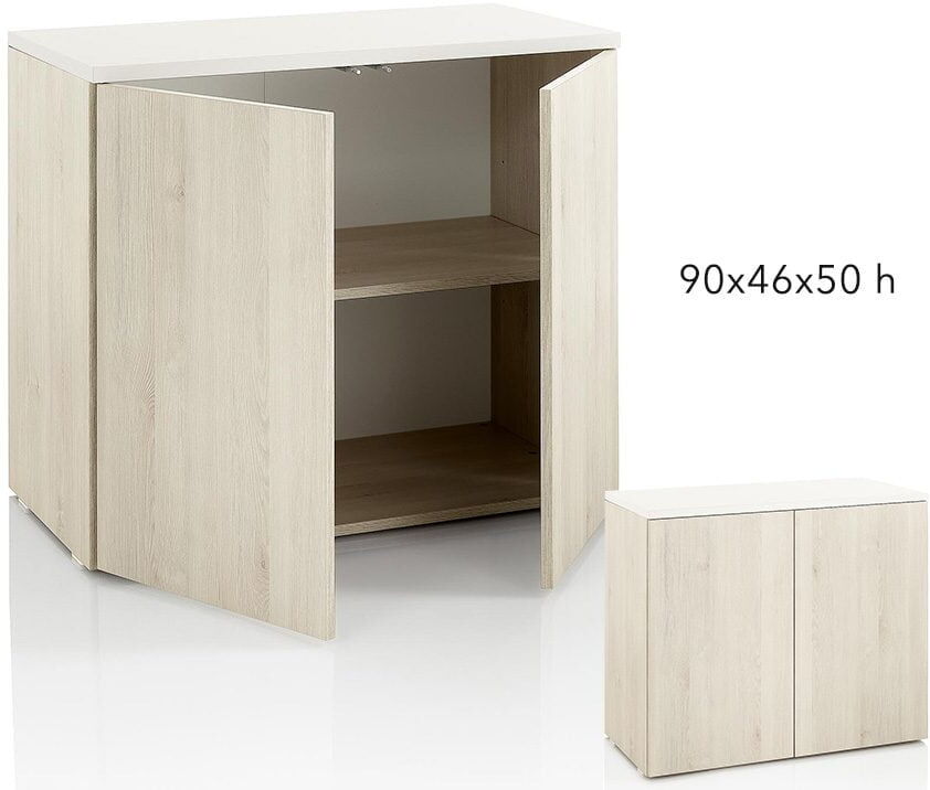 Xanitalia Mobile con doppia anta di servizio Larice naturale e laminato bianco